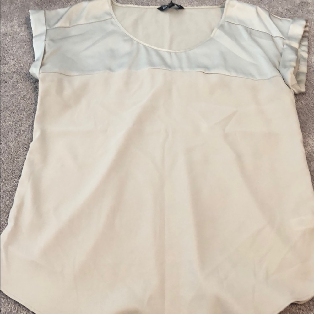 Champagne colored Express Blouse. Size small.